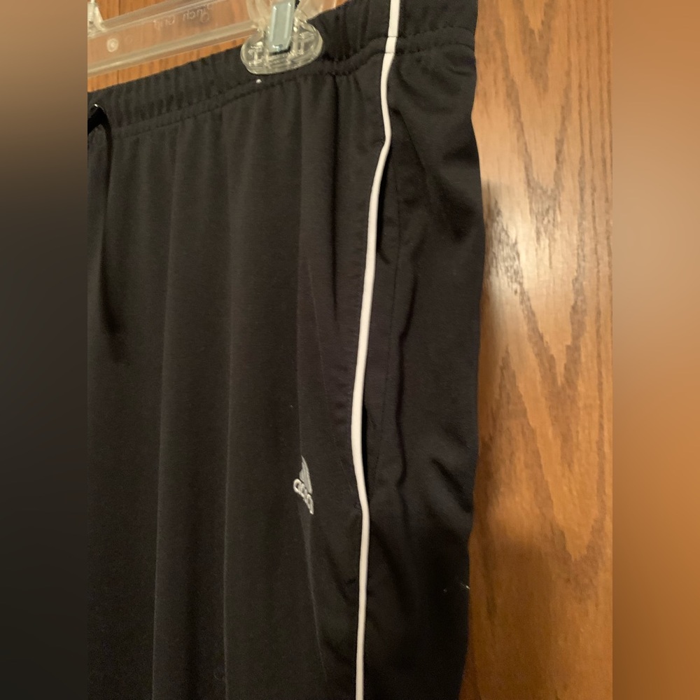 Adidas Clima 365 Capri Pant Blk/Wht Size L - Picture 2 of 6